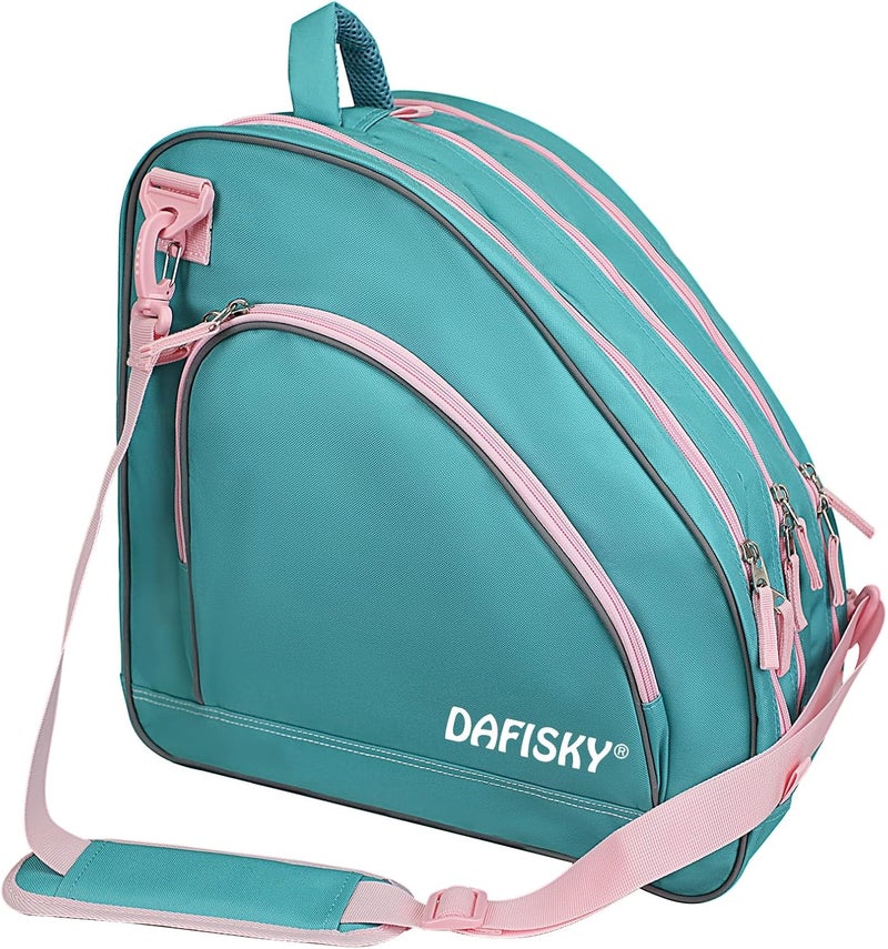 DAFISKY Roller Skate Bag - Ice Skate Bag Fits Inline Skates Quad Skates Rollerblades Figure Skates for Women Men Youth - Image 1